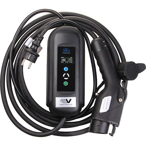 1-EVMOTIONS Gamma EVSE Type1 (max. 16A) Câble de recharge véhicule électrique