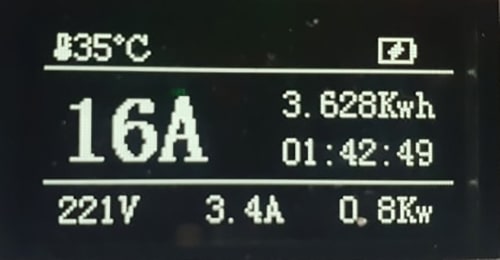 4-EVMOTIONS Gamma EVSE Type1 (max. 16A) Câble de recharge véhicule électrique