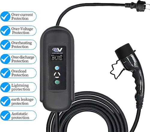 3-EVMOTIONS Gamma EVSE Type2 (max. 16A) Câble de recharge véhicule électrique