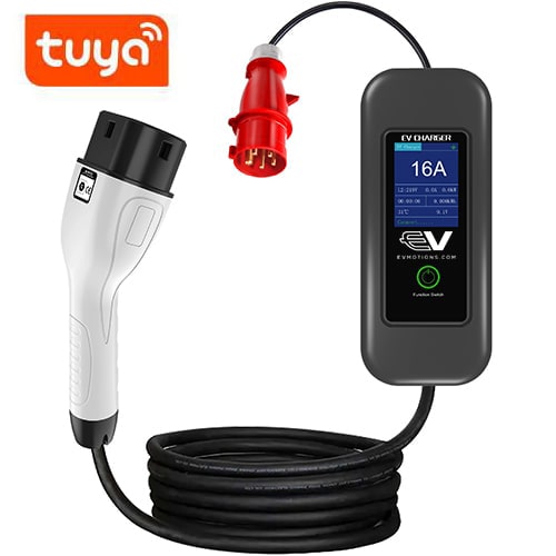 1-EVMOTIONS Delta Wi-Fi EVSE Type2 (3x16A) Câble de recharge véhicule électrique
