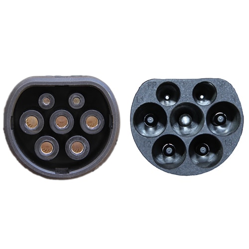 2-EVMOTIONS Delta Type2 -> Type2 8m (3x32A) Câble de recharge véhicule électrique