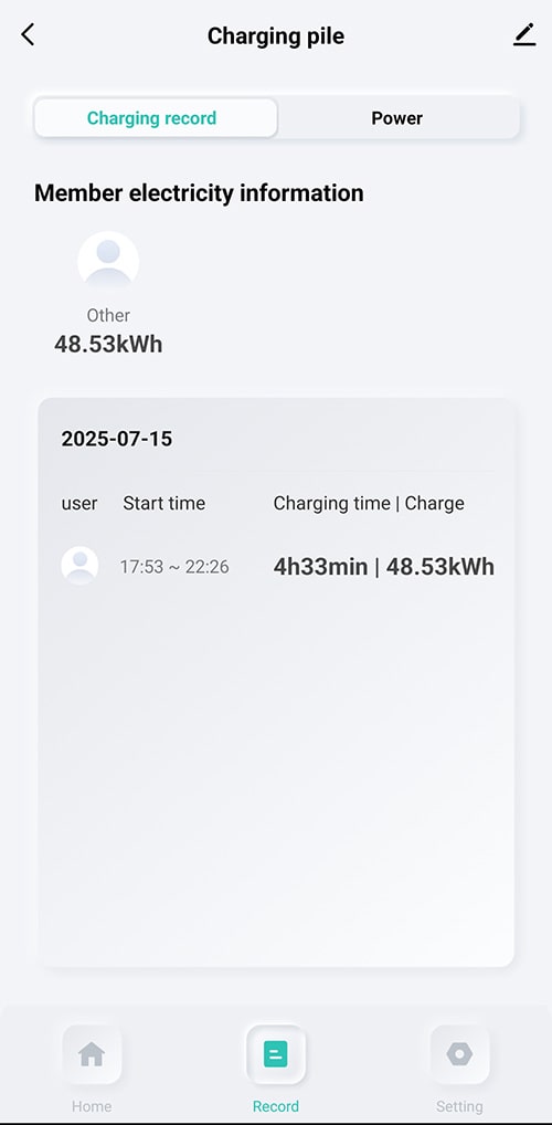 5-EVMOTIONS Delta Smart Wallbox Type2 22kw Wi-Fi Câble de recharge véhicule électrique