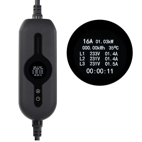 2-EVMOTIONS Epsilon EVSE Type2 (3x16A) Câble de recharge véhicule électrique